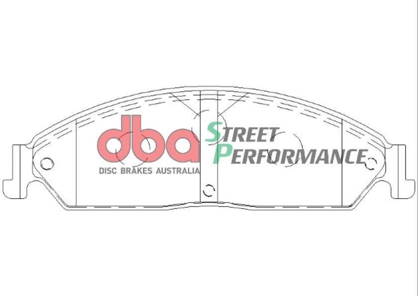 DBA Drum Ford Australia Fairmont BA/BF 03-08 DBA SP PERFORMANCE Front Brake Pad SR