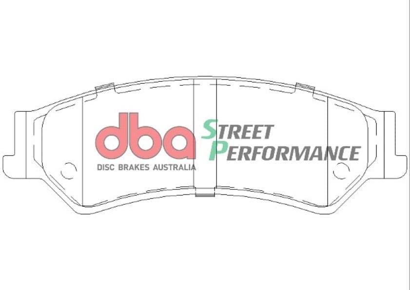 DBA Drum Ford Australia Falcon BF 06-08 DBA SP PERFORMANCE Rear Brake Pad SR