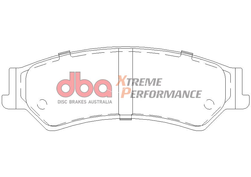 DBA Drum Ford Australia Falcon BF 06-08 DBA XP PERFORMANCE Rear Brake Pad SR