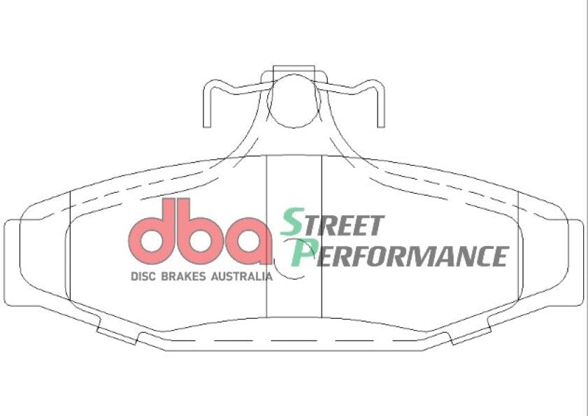 DBA Drum Ford Australia Tickford TS 50 AU 01-02 DBA SP PERFORMANCE Rear Brake Pad SR