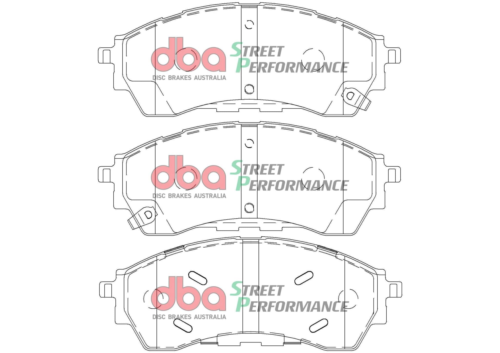 DBA Drum Ford Everest 7/ 15- SP PERFORMANCE Front DBA Brake Pad SR