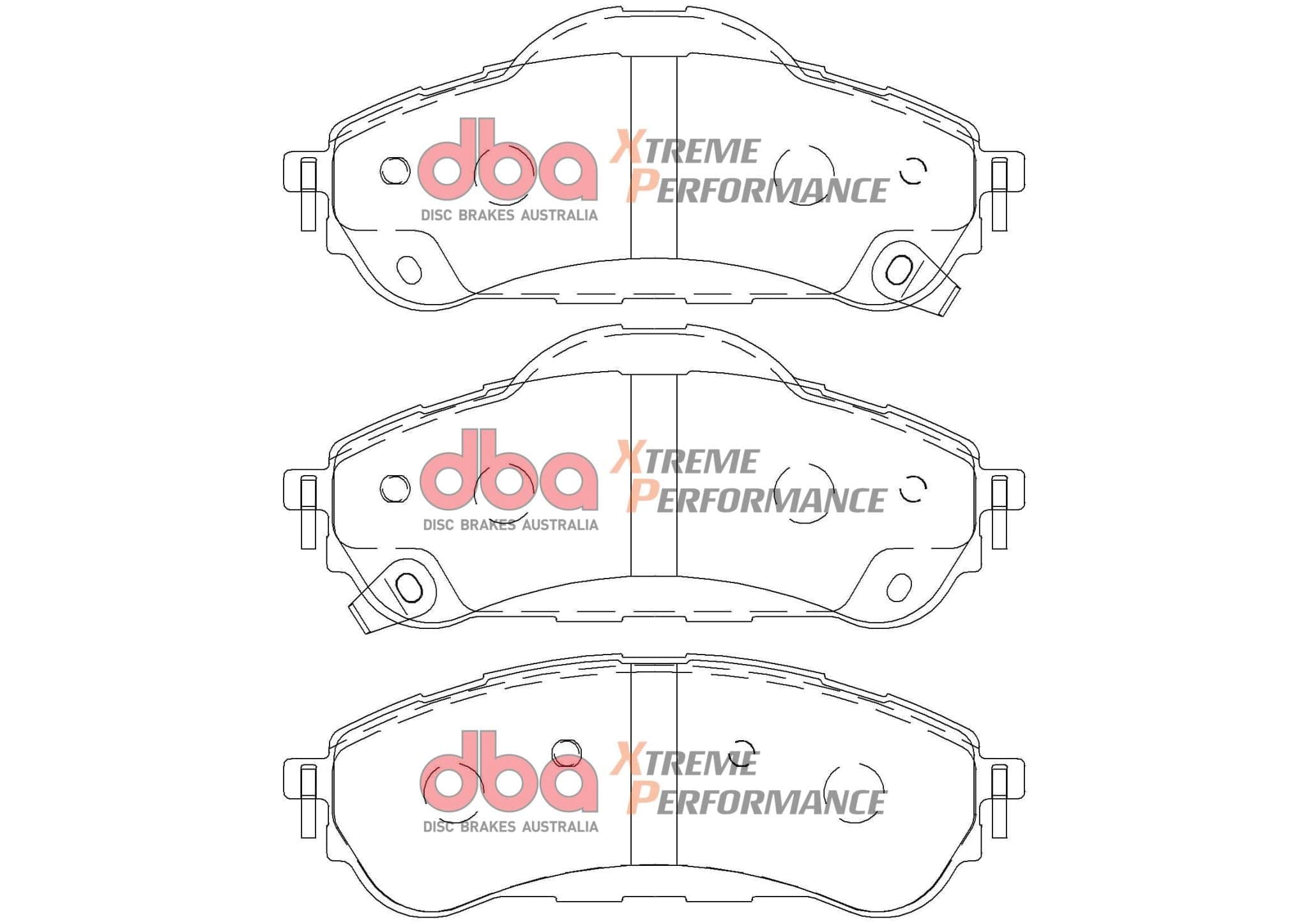 DBA Drum Ford Everest 7/ 15- XP PERFORMANCE Rear DBA Brake Pad SR