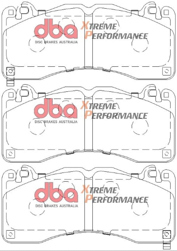 DBA Drum Ford Mustang 2015 Brembo 6 Piston XP PERFORMANCE Front DBA Brake Pad SR