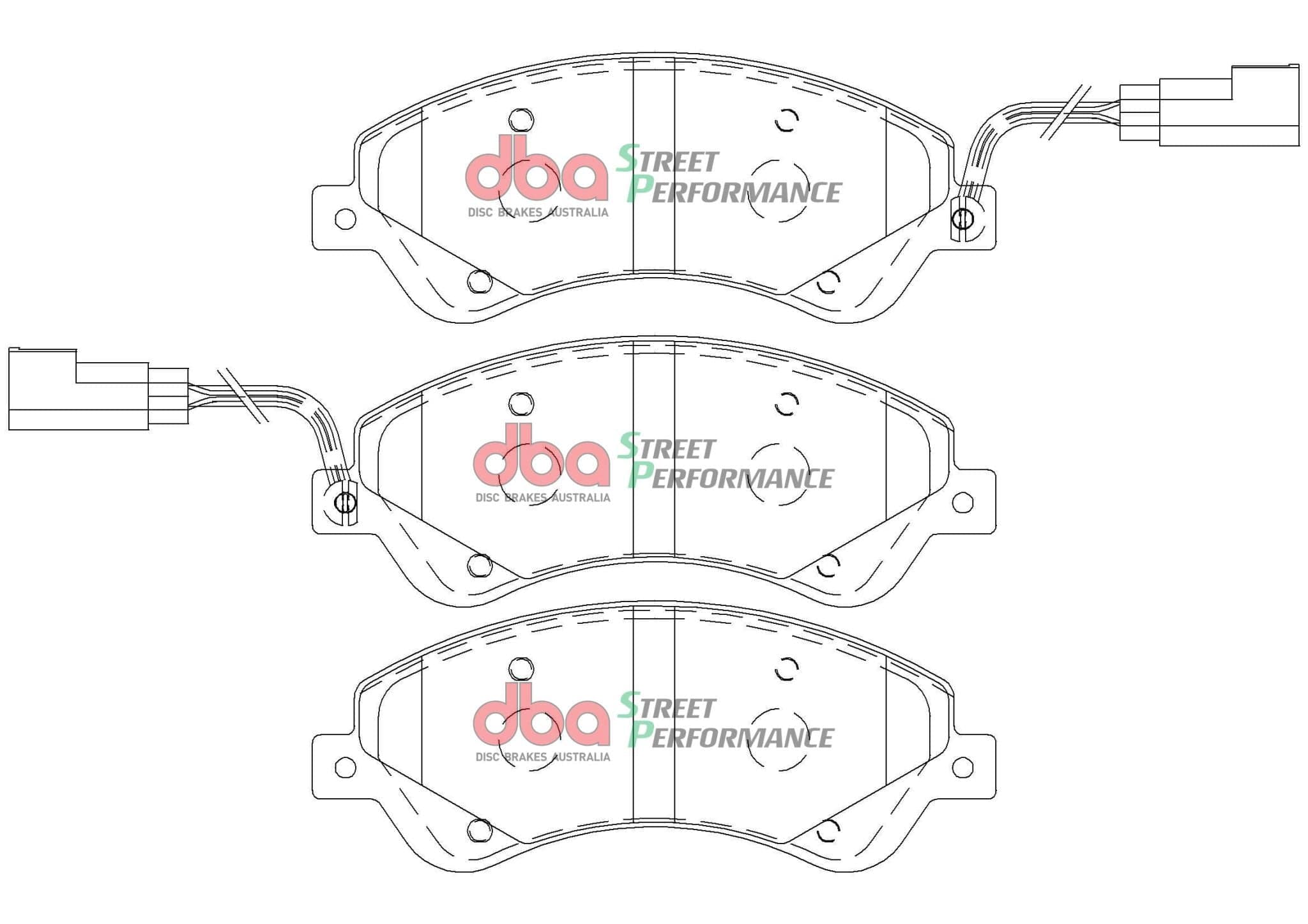 DBA Drum Ford Transit VM 06-08 SP PERFORMANCE Front DBA Brake Pad SR