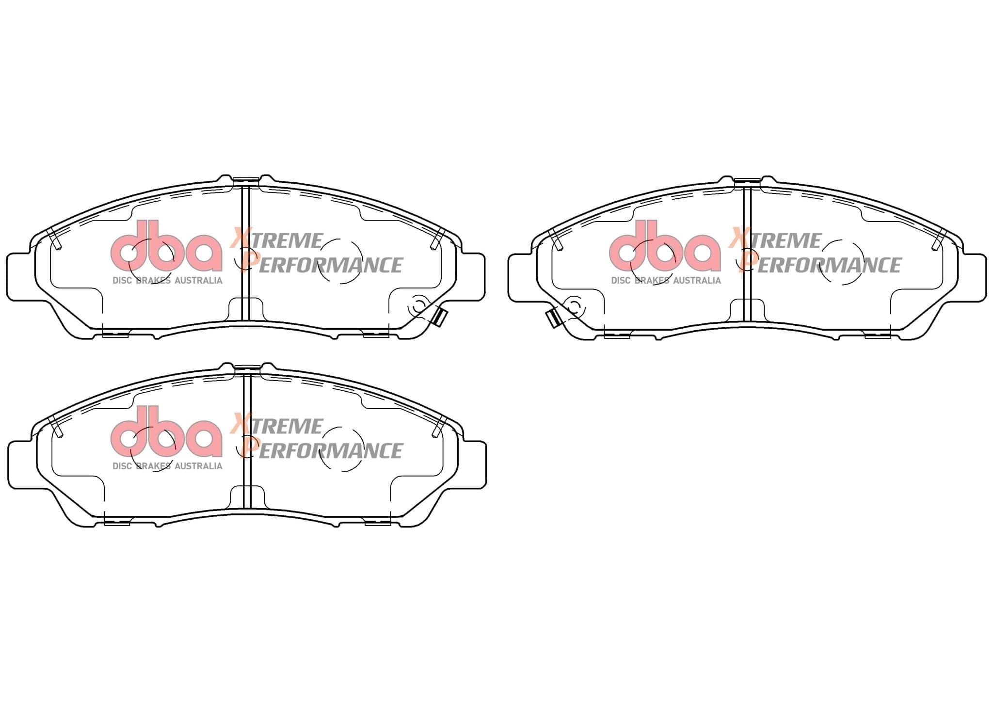 DBA Drum GMC Acadia / Holden Acadia 18- XP PERFORMANCE Front DBA Brake Pad SR
