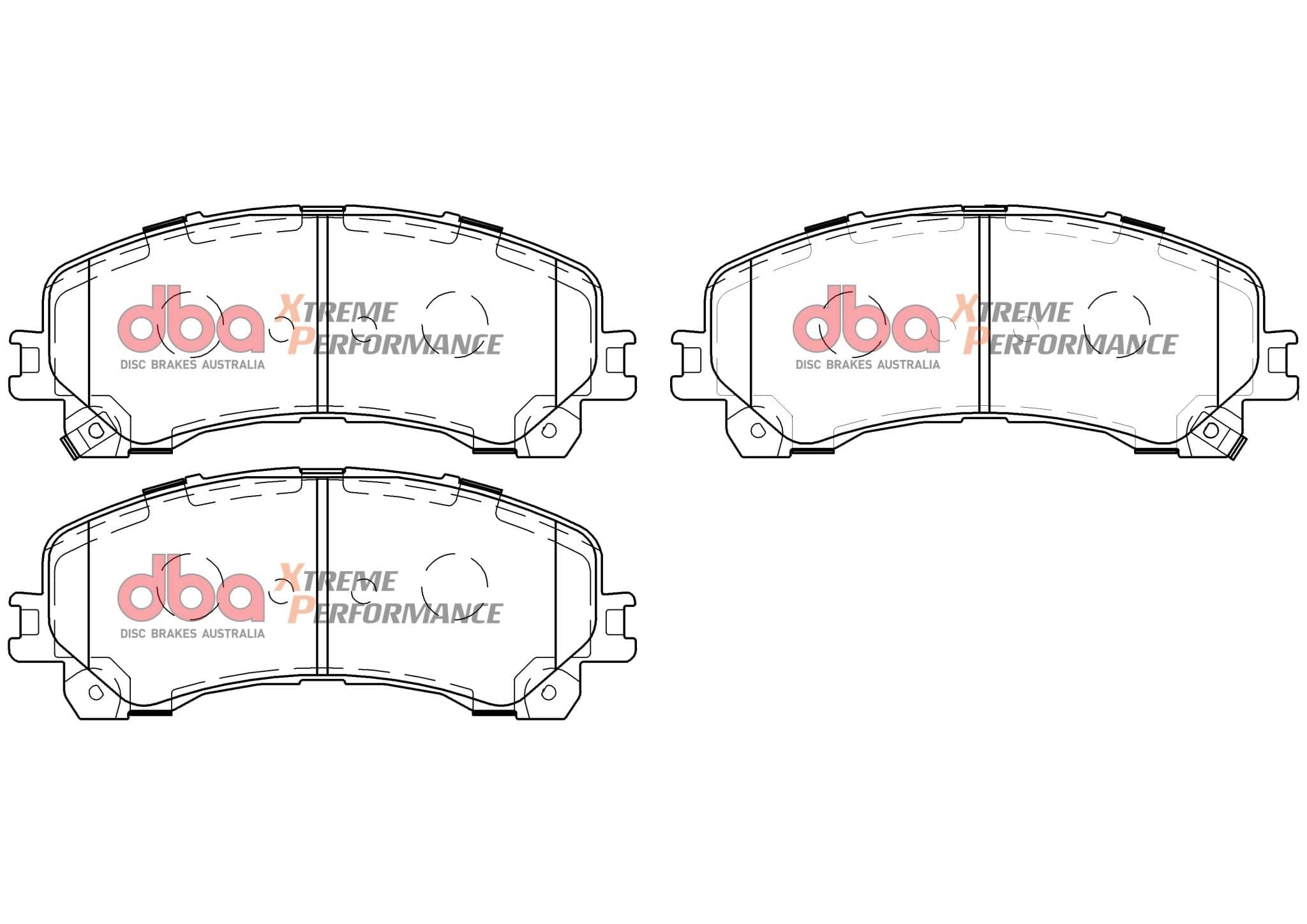 DBA Drum Holden Colorado 16- SP PERFORMANCE Front DBA Brake Pad SR