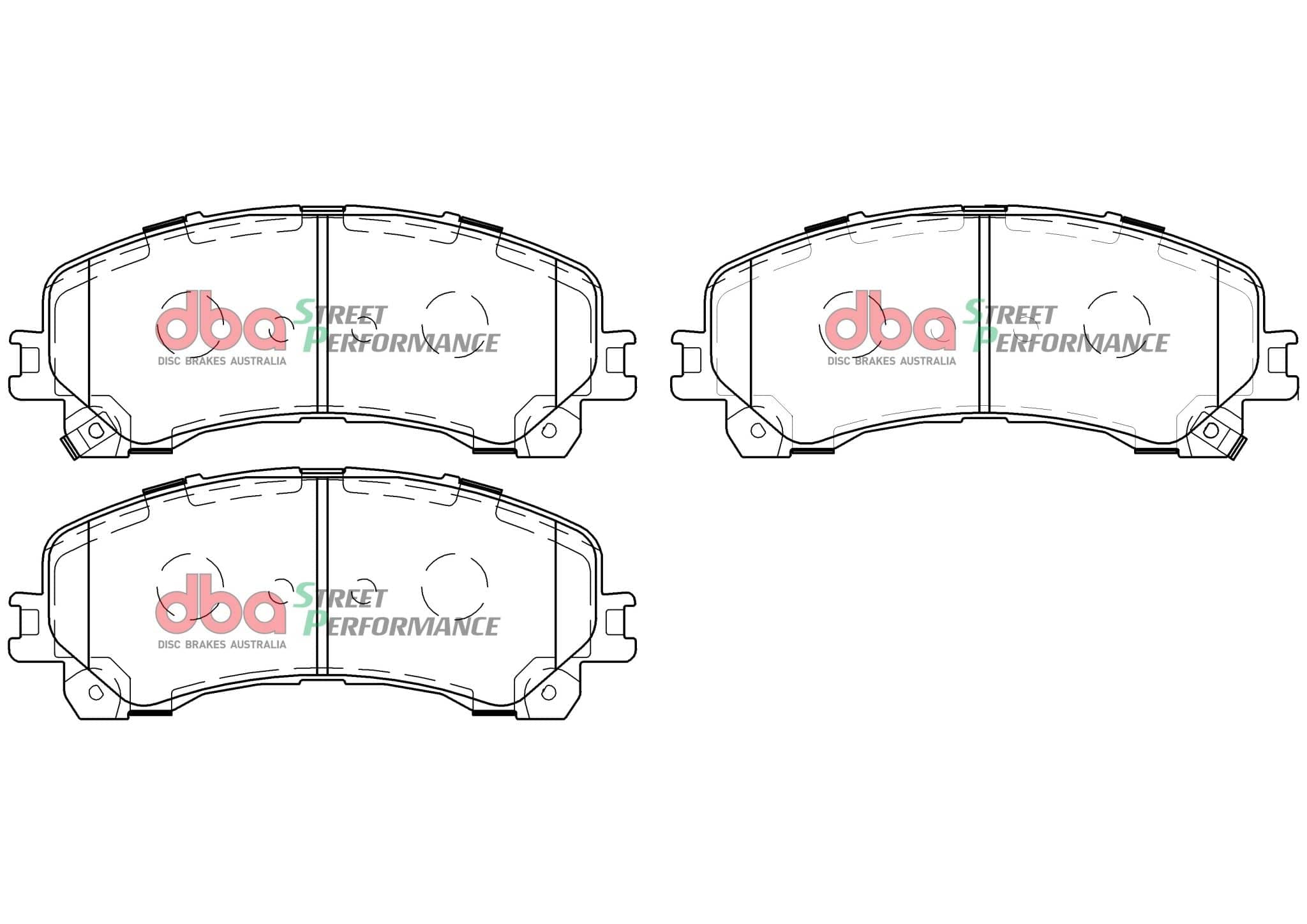 DBA Drum Holden Colorado 16- XP PERFORMANCE Front DBA Brake Pad SR