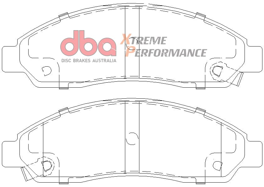 DBA Drum Holden Colorado RC 08-12 DBA XP PERFORMANCE Front Brake Pad SR