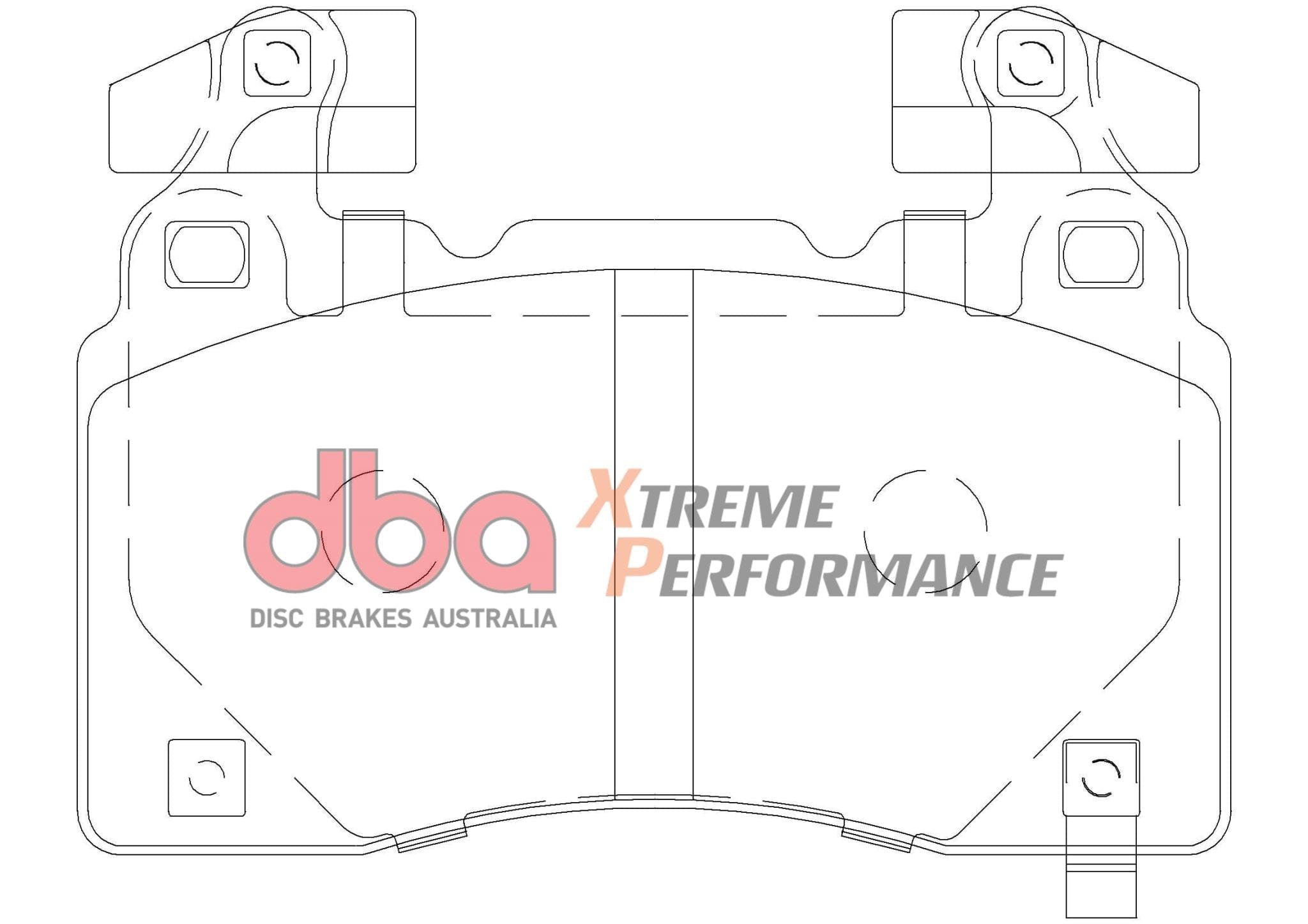 DBA Drum Holden VE/VF SSV Brembo [rectangle weight] 13-17 XP PERFORMANCE F DBA Brake Pad SR