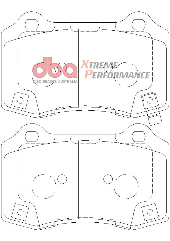 DBA Drum JEEP Grand Cherokee SRT XP PERFORMANCE Rear DBA Brake Pad SR