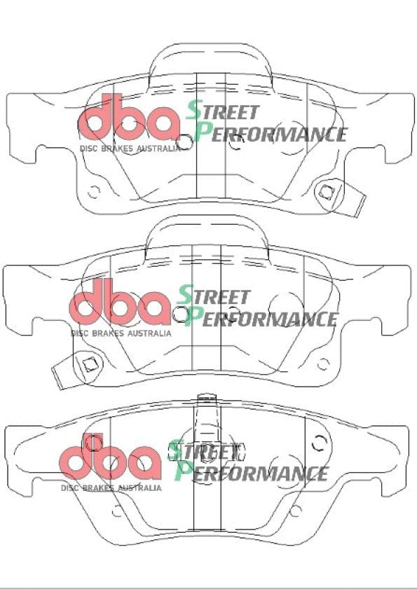 DBA Drum Jeep Grand Cherokee WK SP PERFORMANCE Rear DBA Brake Pad SR