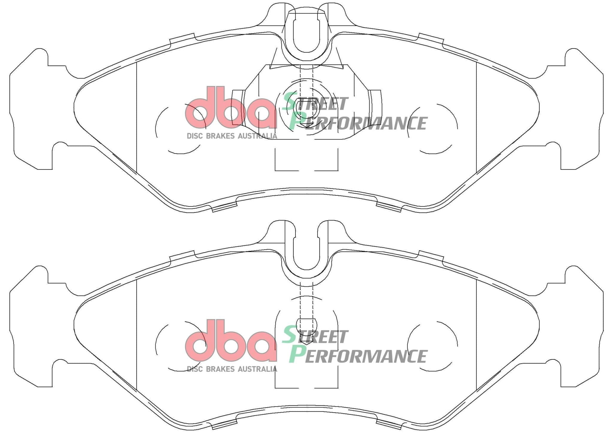 DBA Drum Mercedes SPRINTER 95-06 SP PERFORMANCE Rear DBA Brake Pad SR