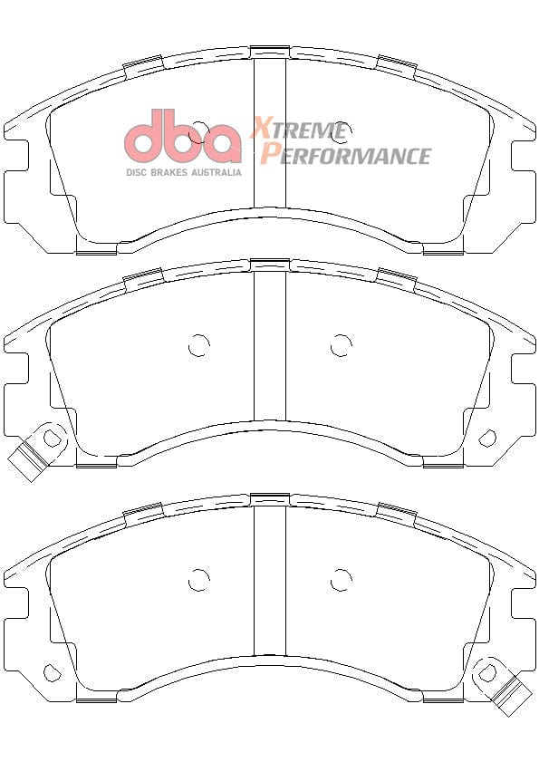 DBA Drum Mitsubishi Galant HG/HH 91-93 DBA XP PERFORMANCE Front Brake Pad SR