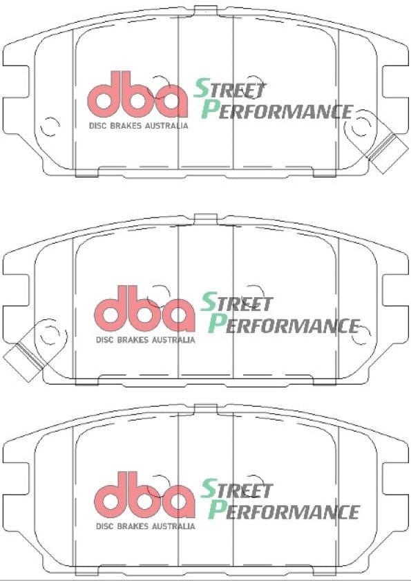 DBA Drum Mitsubishi Pajero NA/NB/NC/ND/NE/NG/NF 87-91 DBA SP PERFORMANCE Rear Brake Pad SR