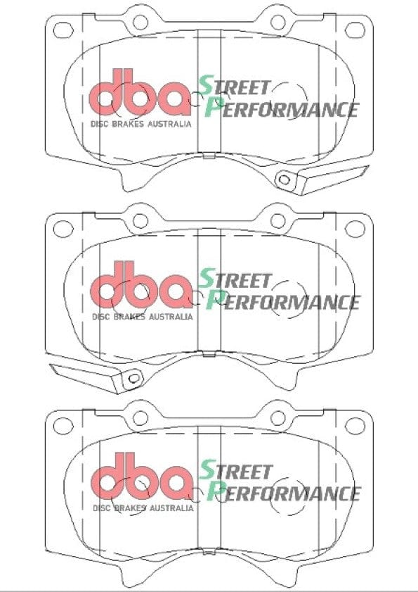 DBA Drum Mitsubishi Pajero NS/NT/NW/NX 07-16 DBA SP PERFORMANCE Front Brake Pad SR