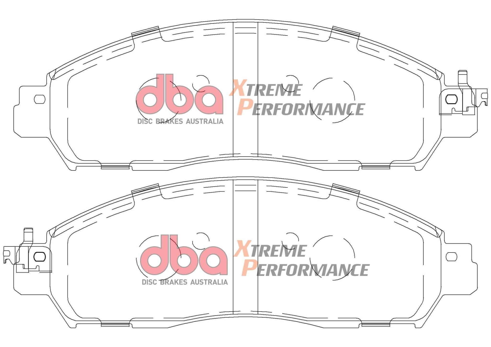 DBA Drum Nissan NP 300 5/ 15- XP PERFORMANCE Front DBA Brake Pad SR