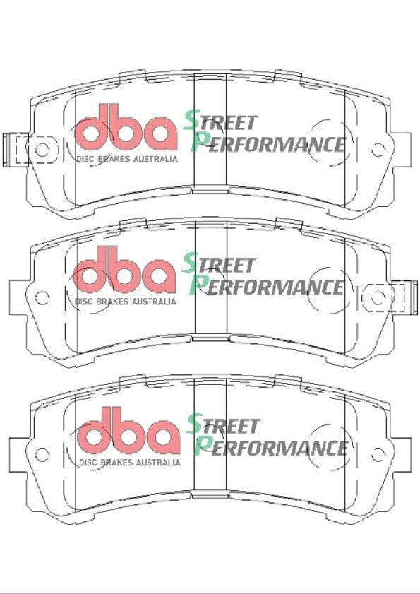 DBA Drum Nissan Patrol 4.8 GUII / 01-12 SP PERFORMANCE Rear DBA Brake Pad SR