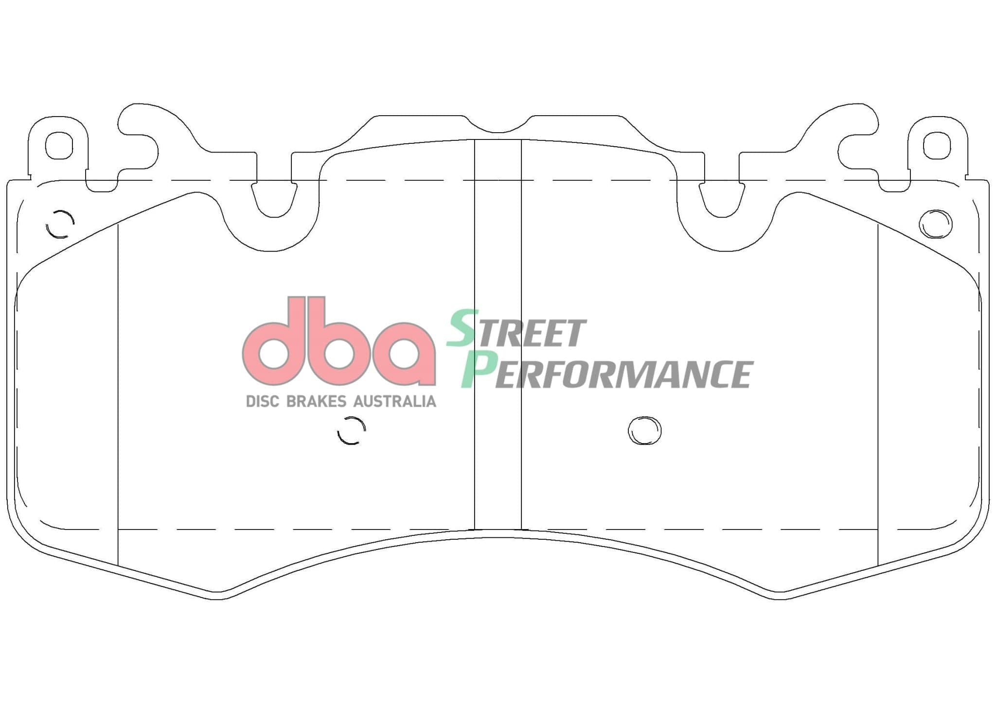 DBA Drum Range Rover Sport Vogue Brembo Caliper 09- SP PERFORMANCE Front DBA Brake Pad SR