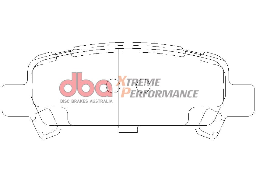 DBA Drum Subaru Forester SG/SG9/SF/SF5 98-08 DBA XP PERFORMANCE Rear Brake Pad SR