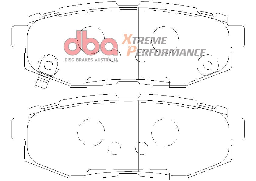 DBA Drum Subaru Outback BP BP9 BR BRD BRF BPE BR9 04-15 DBA XP PERFORMANCE Rear Brake Pad SR