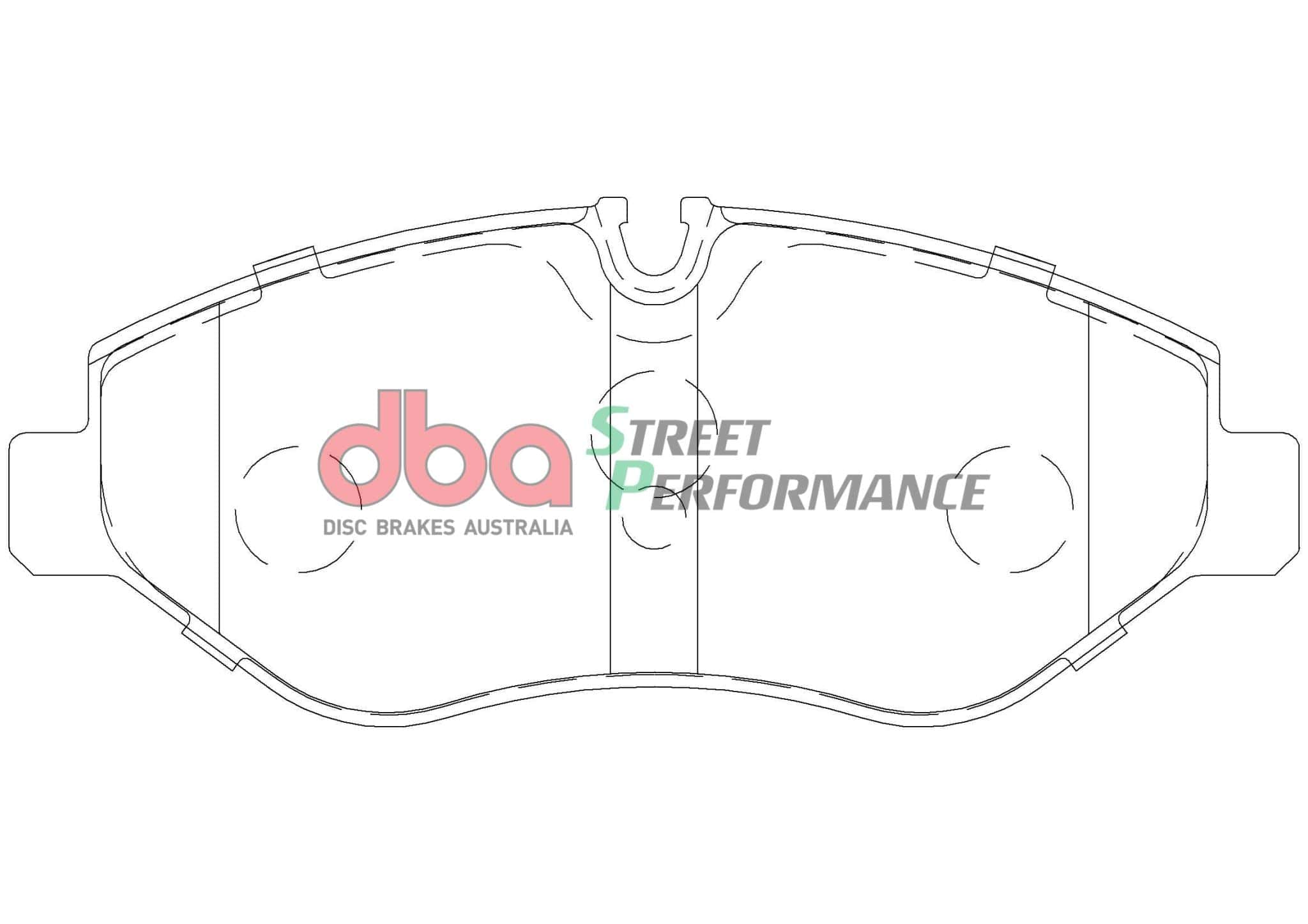 DBA Drum VW Crafter 30-50 2E/2F 06-13 DBA SP PERFORMANCE Front Brake Pad SR