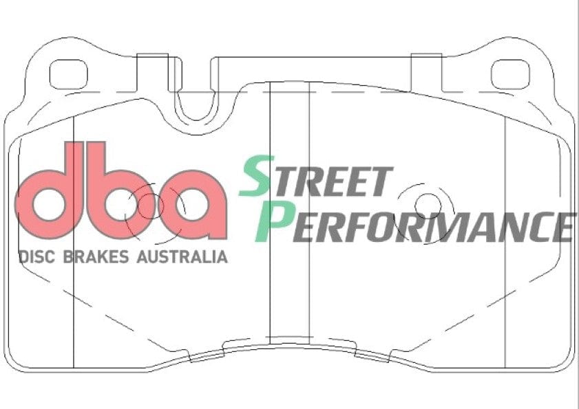 DBA Drum VW Touareg SP PERFORMANCE Front DBA Brake Pad SR