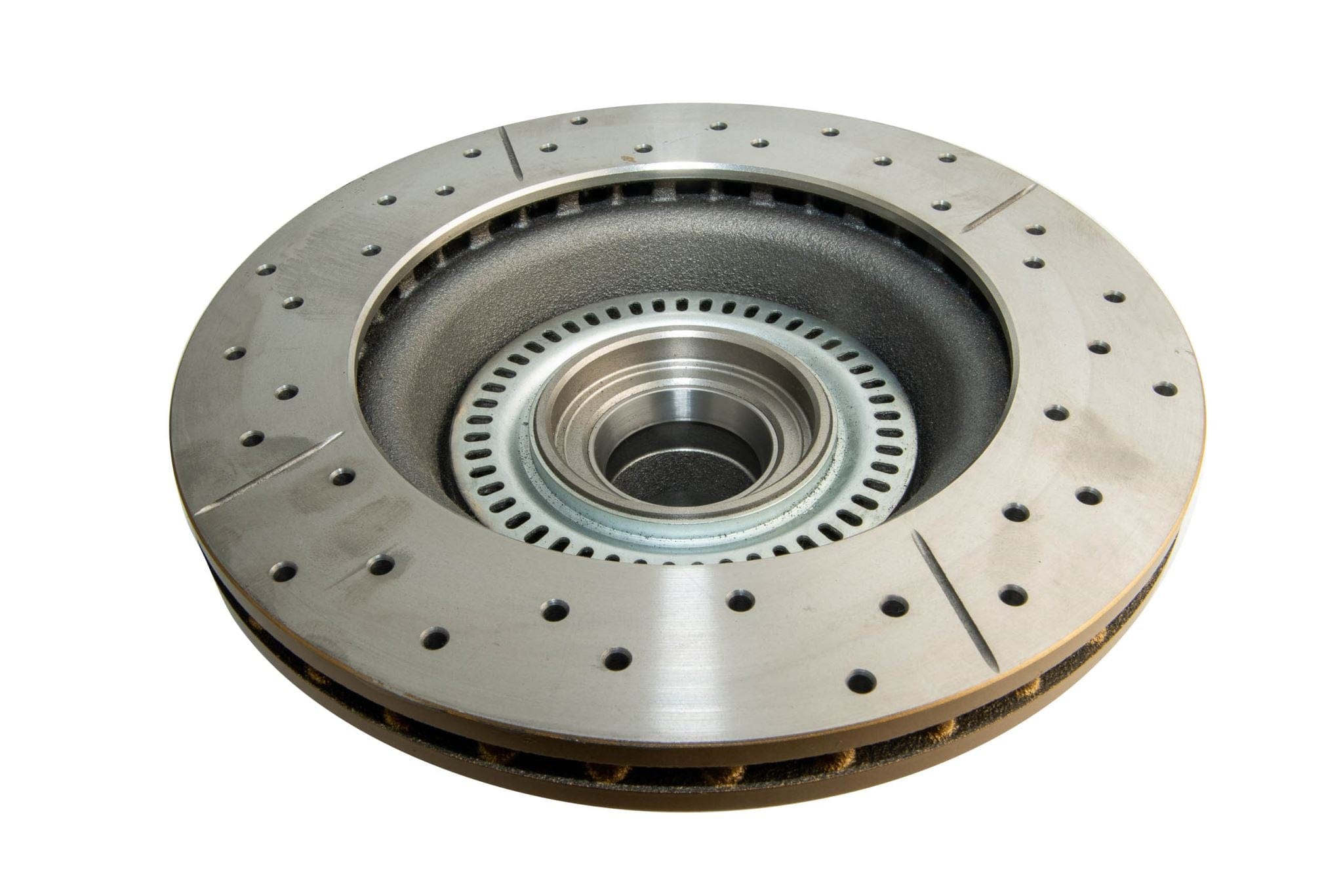 DBA Rotor Ford EL 96- Street Gold Cross-drilled slotted KP Front DBA Disc Brake Rotors SR
