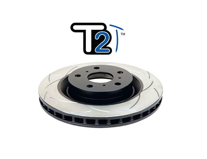 DBA Rotor Ford Focus Ford Fiesta 02-05 Street T2 Slot SLD Rear DBA Disc Brake Rotors SR
