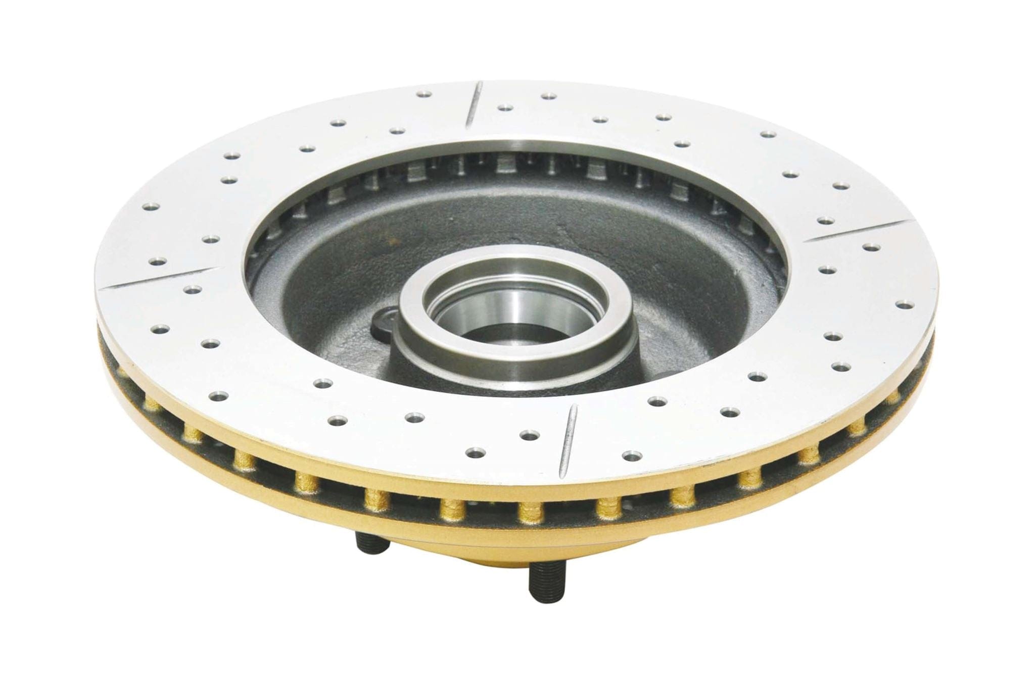 DBA Rotor Ford XB-XF 75-95 Street Gold Cross-drilled slotted KP F DBA Disc Brake Rotors SR