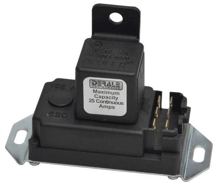 DERALE Maximum Capacity:25amps, Push - In Radiator Probe Derale Derale Adjustable Electric Fan Controller DP16759 SR