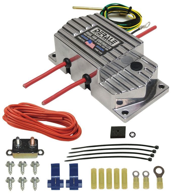 Derale Derale High Amperage Adjustable Dual Fan Controller, Max 35 Amps Per Fan DP16788