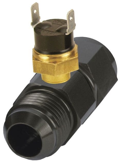 DERALE Turn-On Temperature is 180°F Derale Derale Premium Series In-Line Fluid Thermostat -10AN x -10AN DP35022 SR