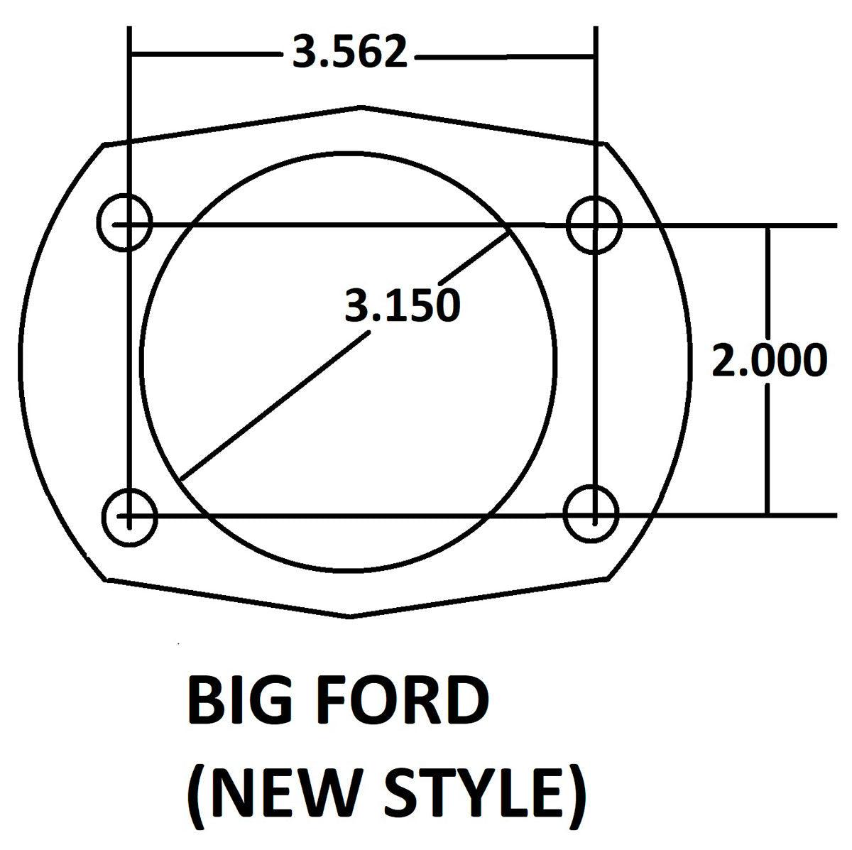 Aeroflow Ford 9" Billet Axle Tube Ends AF5078-1002