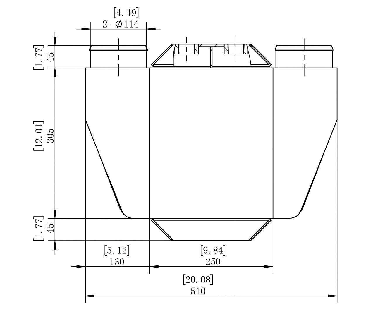 Aeroflow Water to Air Intercooler, 15.55" x 20.08" x 12" AF90-3003