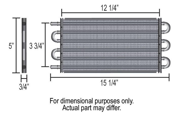 Derale Derale Dyno-Cool 6000 Series Transmission Cooler Kit DP12902