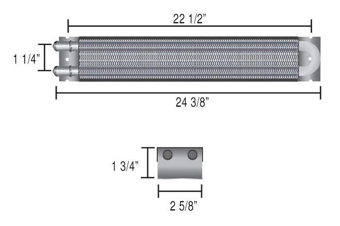 Derale Derale Frame Rail Fluid Cooler DP13225