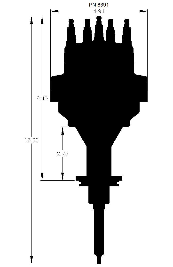 MSD Pro-Billet Ready-To-Run Distributor MSD8391