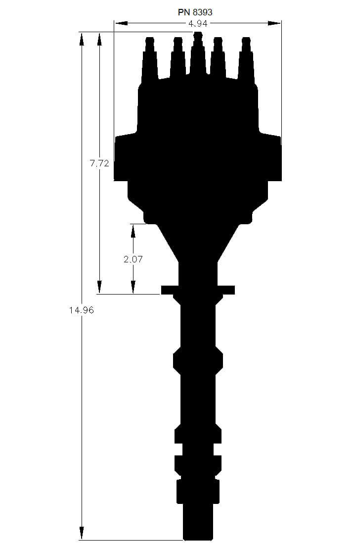 MSD Pro-Billet Ready-To-Run Distributor MSD8393