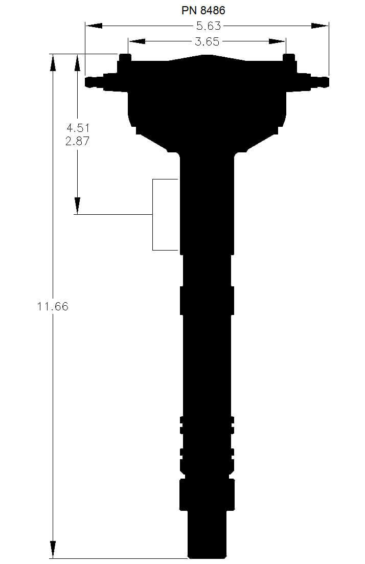 MSD Pro-Billet Crank Trigger Distributor MSD8486