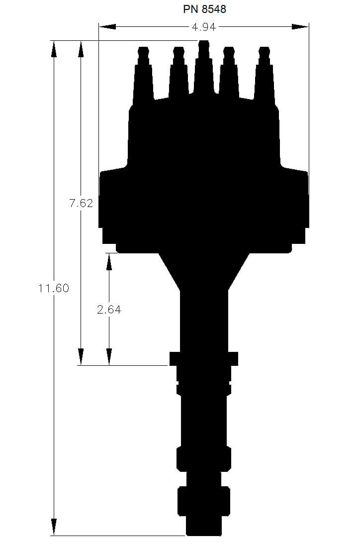 MSD Pro Billet Distributor MSD8548