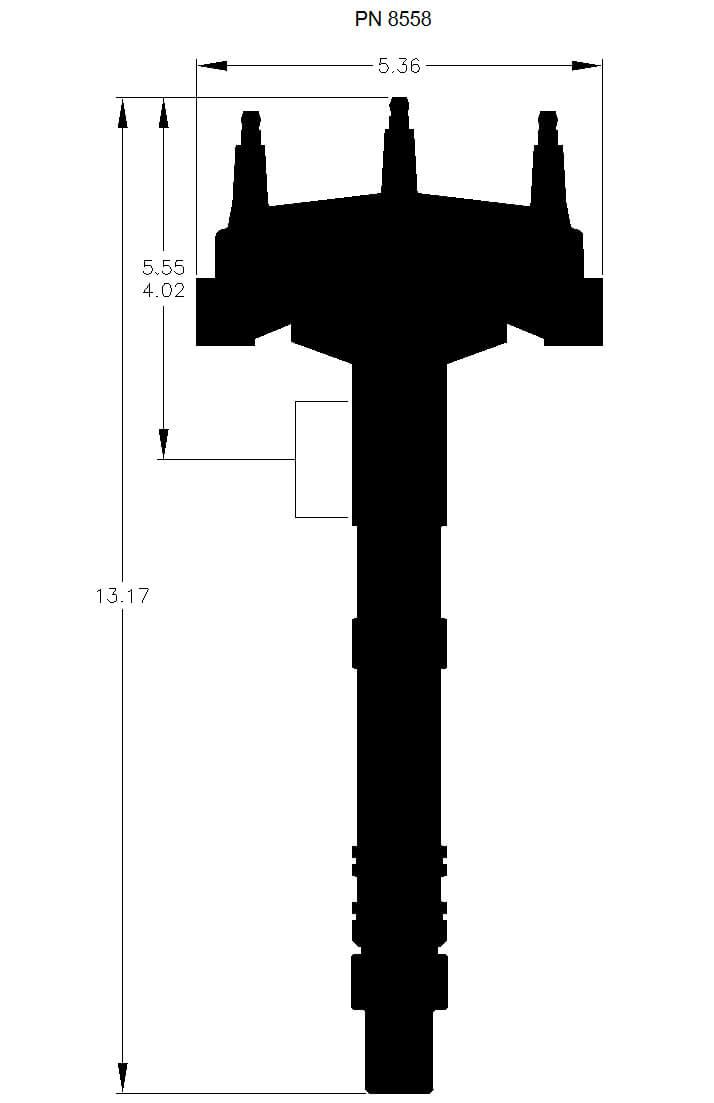 MSD Pro-Billet Crank Trigger Distributor MSD8558