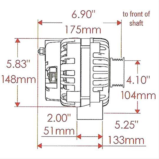 Powermaster Chrome GM Style AD Alternator PM38237