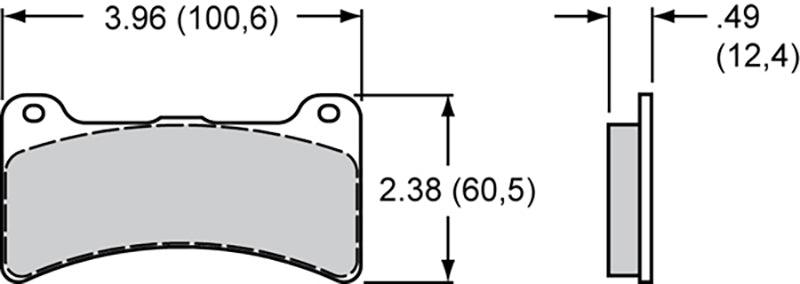 Wilwood Smart Pad Brake Set with BP-10 Compound WB150-11363K