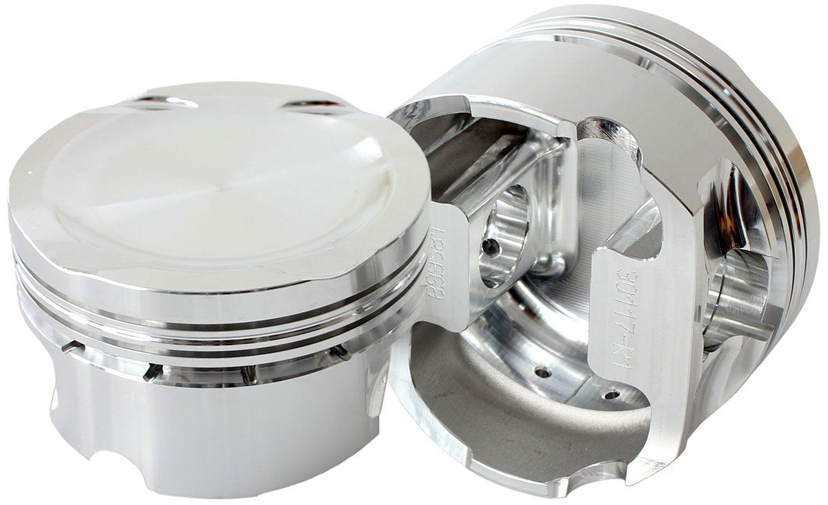 DIAMOND 3.640" bore, 3.650" stroke, 5.933" rod length, +5.0cc dome volume Diamond Pistons 5.0L Coyote Dome Top Forged Pistons With Rings D30105-8 SR