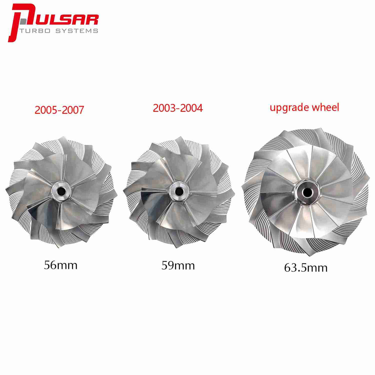 Pulsar 05-07 6.0 Powerstroke Turbo Compressor Drop In DIY Upgrade Kit