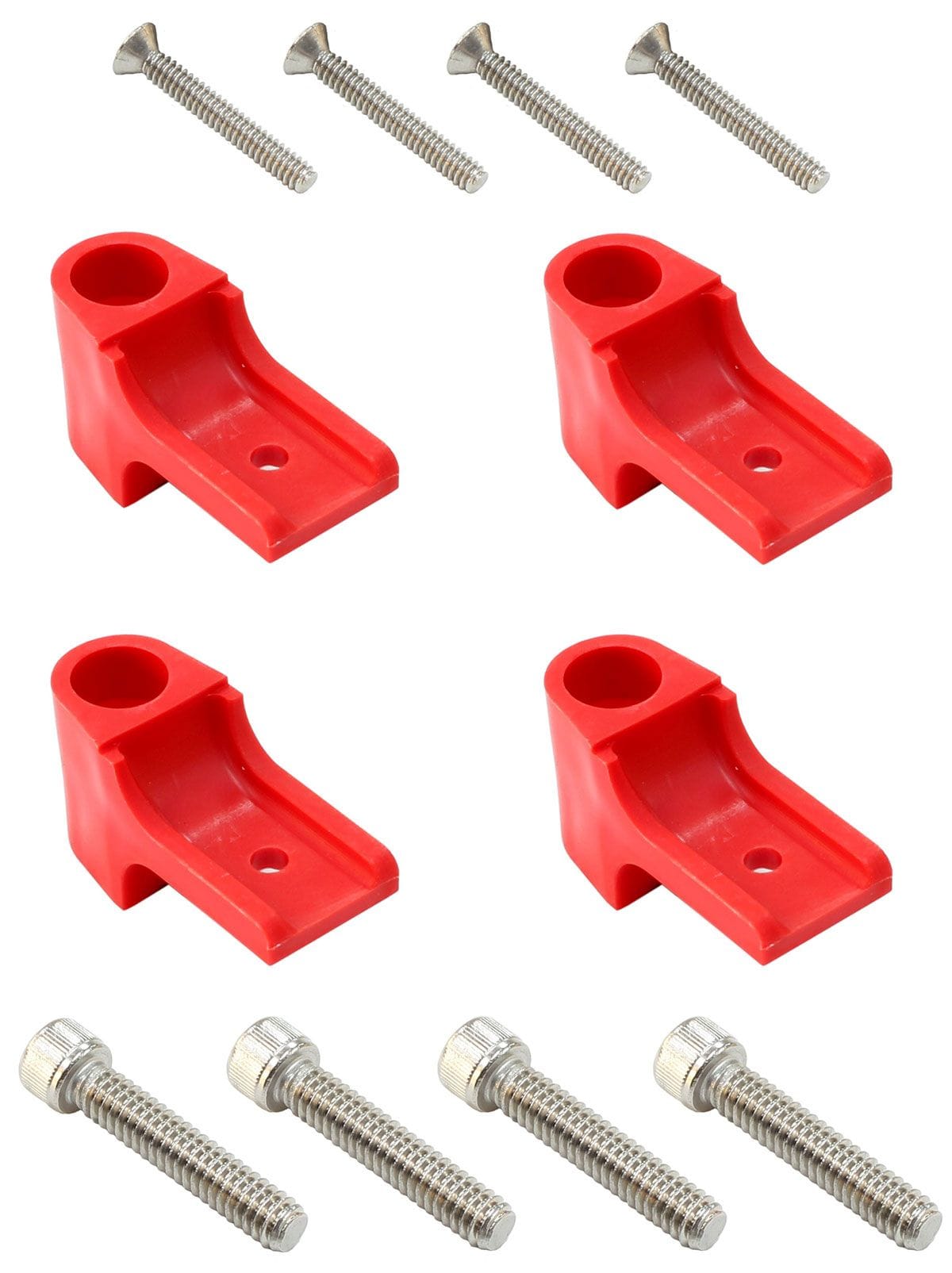 EL Use With SK-471, SK-472, SK-473 & SK-474 Separators (4-Piece) Eagle Leads Horizontal Separator Fitting Kit - Red ELESFK-2R SR