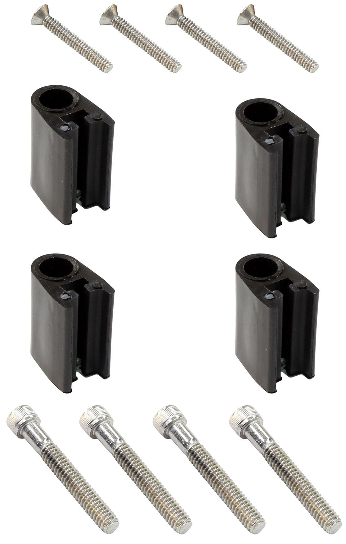 EL Use With SK-471, SK-472, SK-473 & SK-474 Separators (4-Piece) Eagle Leads Vertical Separator Fitting Kit - Black ELESFK-4BK SR