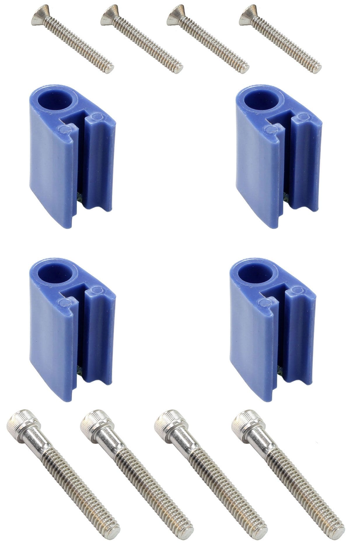 EL Use With SK-471, SK-472, SK-473 & SK-474 Separators (4-Piece) Eagle Leads Vertical Separator Fitting Kit - Blue ELESFK-4BL SR