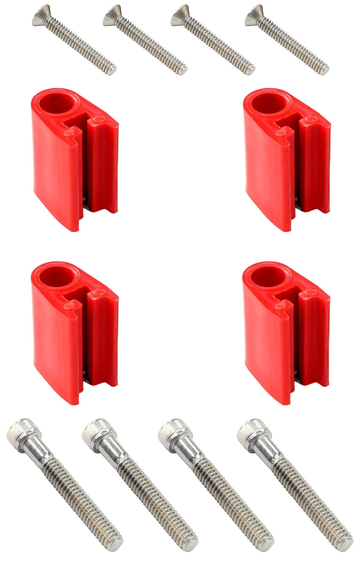 EL Use With SK-471, SK-472, SK-473 & SK-474 Separators (4-Piece) Eagle Leads Vertical Separator Fitting Kit - Red ELESFK-4R SR