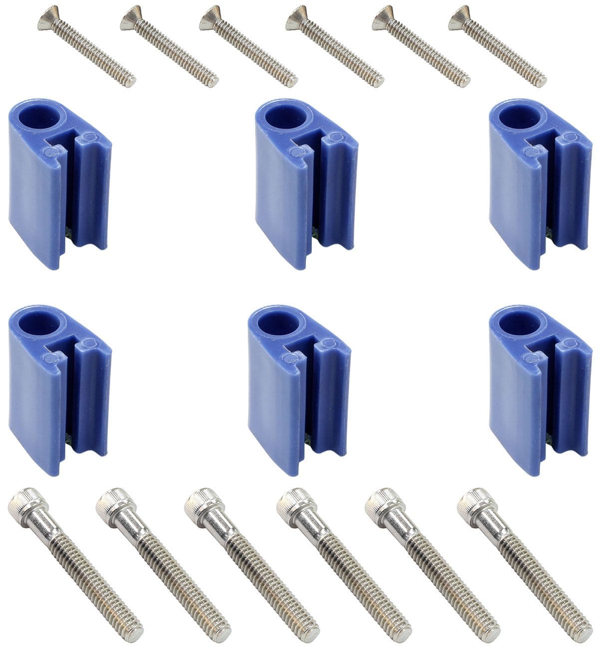 EL Use With SK-471, SK-472, SK-473 & SK-474 Separators (6-Piece) Eagle Leads Vertical Separator Fitting Kit - Blue ELESFK-3BL SR